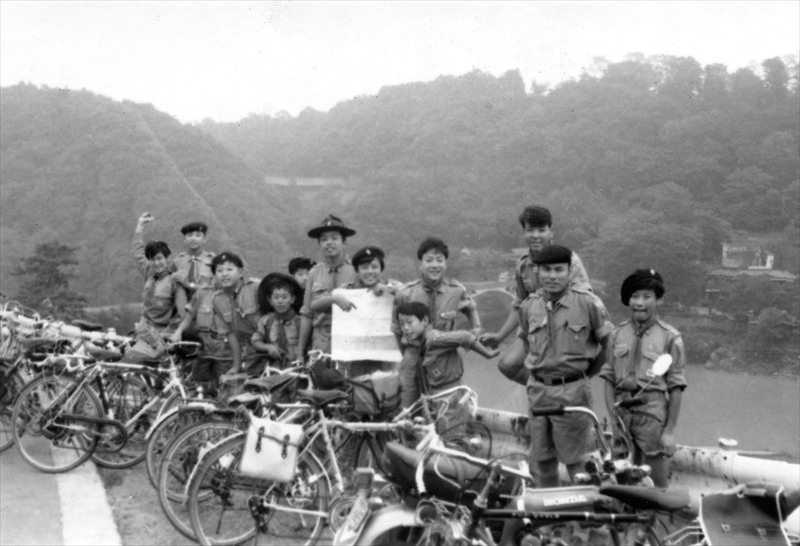 1971年BS隊城山湖サイクリング