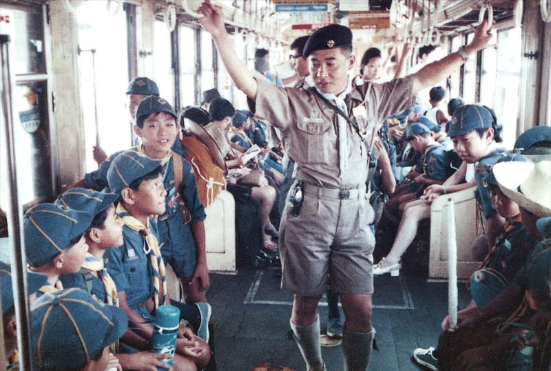 1973年カブ夏キャンプ野辺山　五光牧場