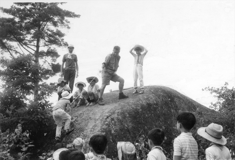 1971年夏キャンCS隊山梨県天使園１