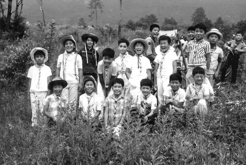 1971年夏キャンCS隊山梨県天使園２
