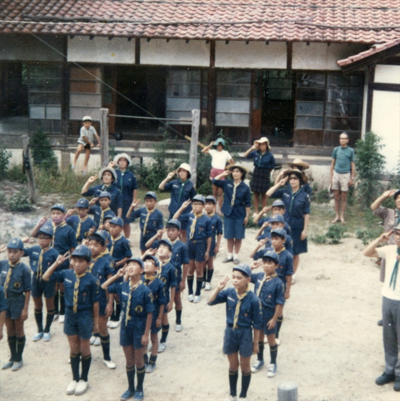 1971年夏キャンCS隊山梨県天使園４