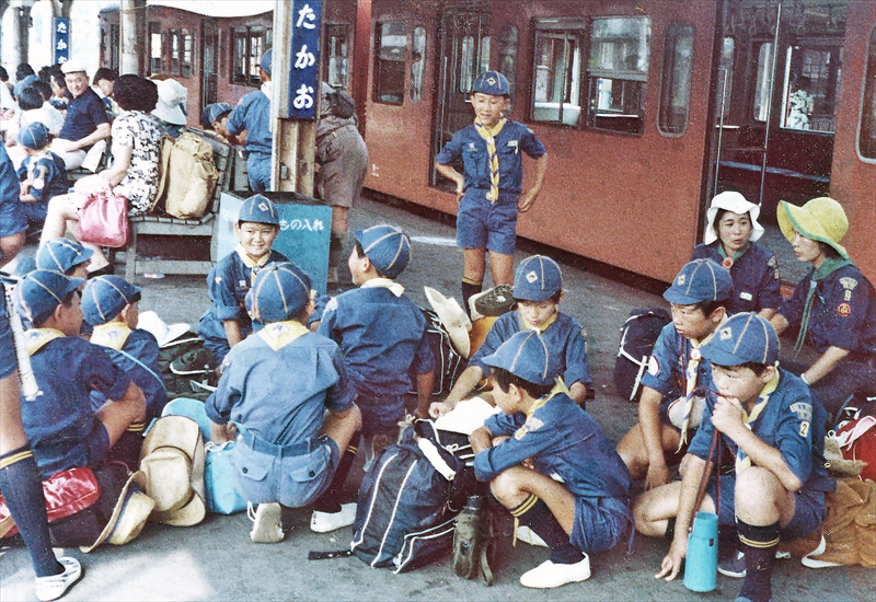1973年カブ夏キャンプ野辺山　五光牧場