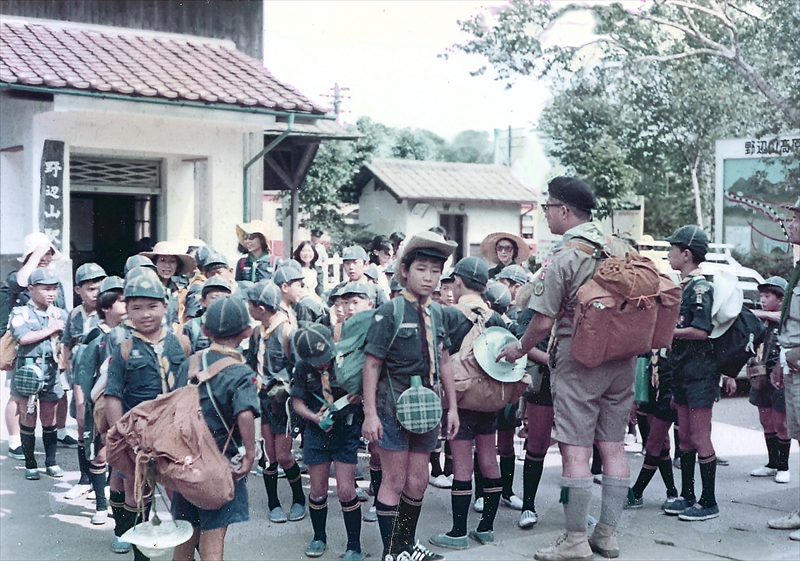 1973年カブ夏キャンプ野辺山　五光牧場