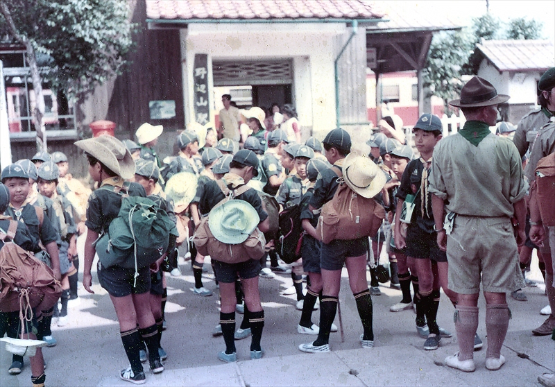 1973年カブ夏キャンプ野辺山　五光牧場