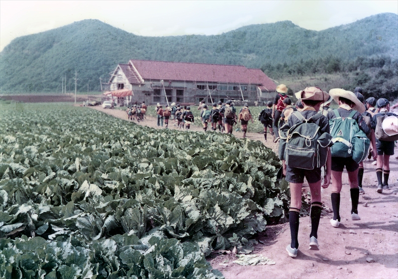1973年カブ夏キャンプ野辺山　五光牧場