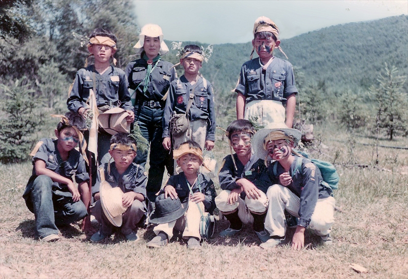 1973年カブ夏キャンプ野辺山　五光牧場