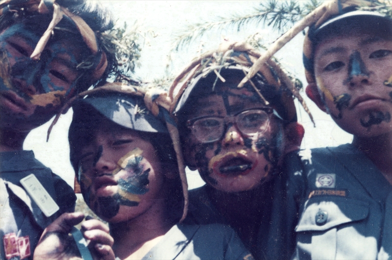 1973年カブ夏キャンプ野辺山　五光牧場