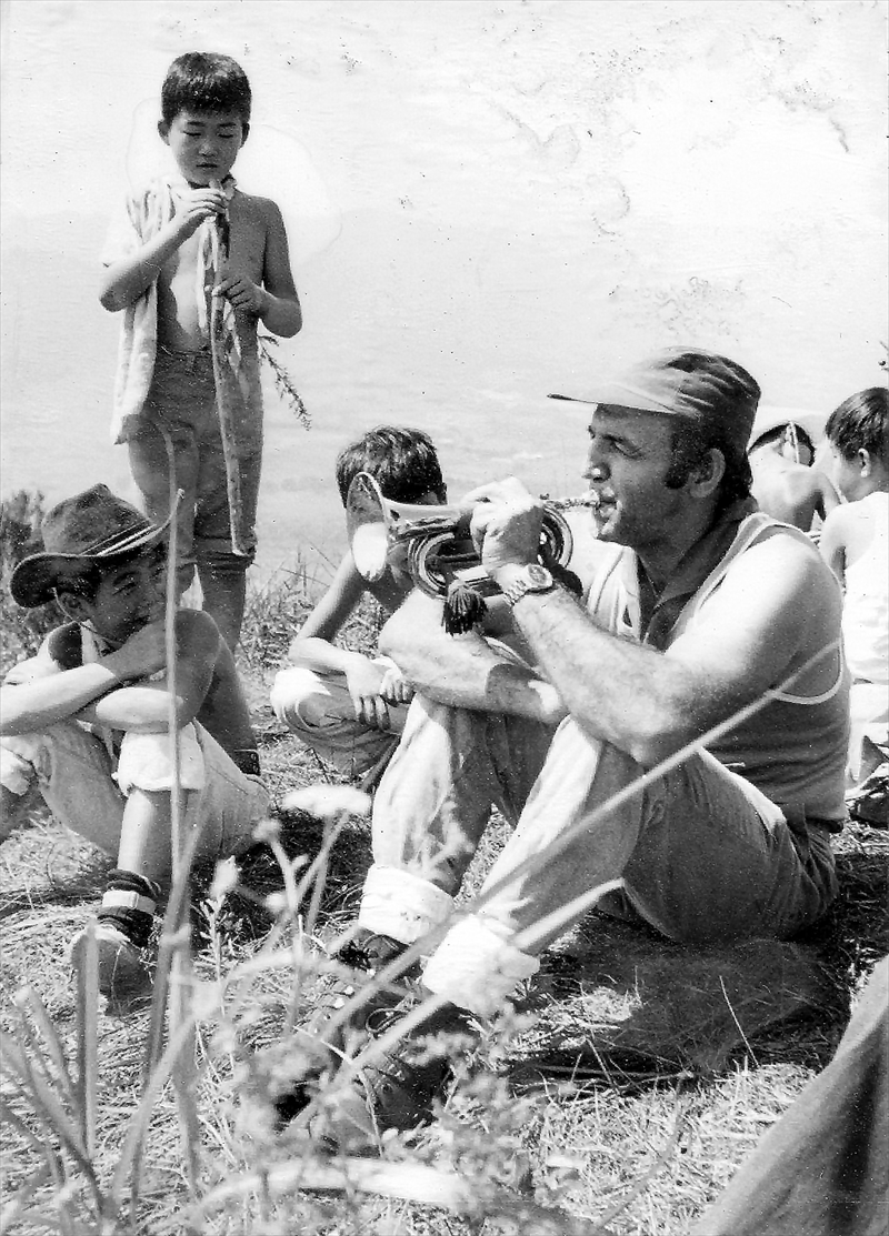 1973年カブ夏キャンプ野辺山　五光牧場