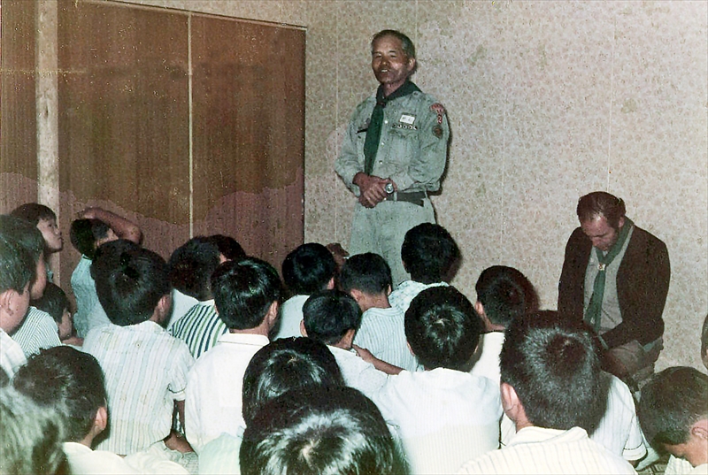 1973年カブ夏キャンプ野辺山　五光牧場