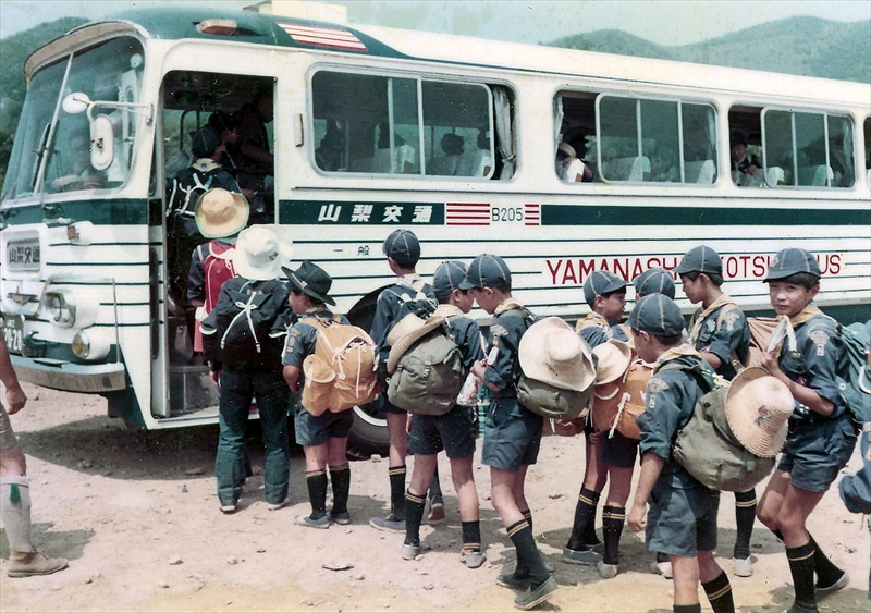 1973年カブ夏キャンプ野辺山　五光牧場