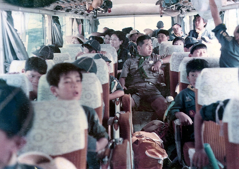 1973年カブ夏キャンプ野辺山　五光牧場