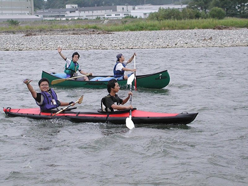 2004年　ベンチャー隊カヌー長野県松本