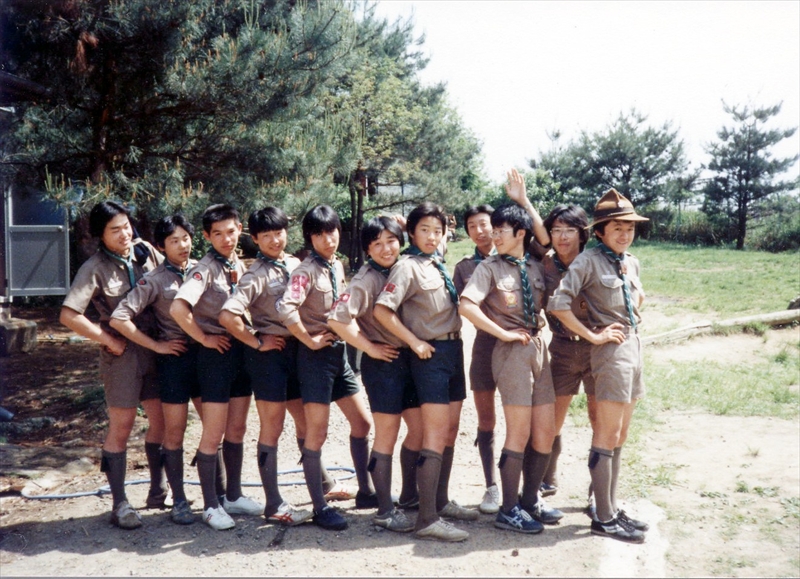 1986年のシニア隊メンバー