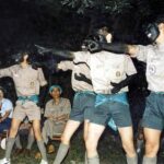 1983年　合同キャンプファイヤー