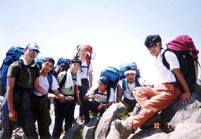 1992年　シニア隊夏　八ヶ岳縦走登山