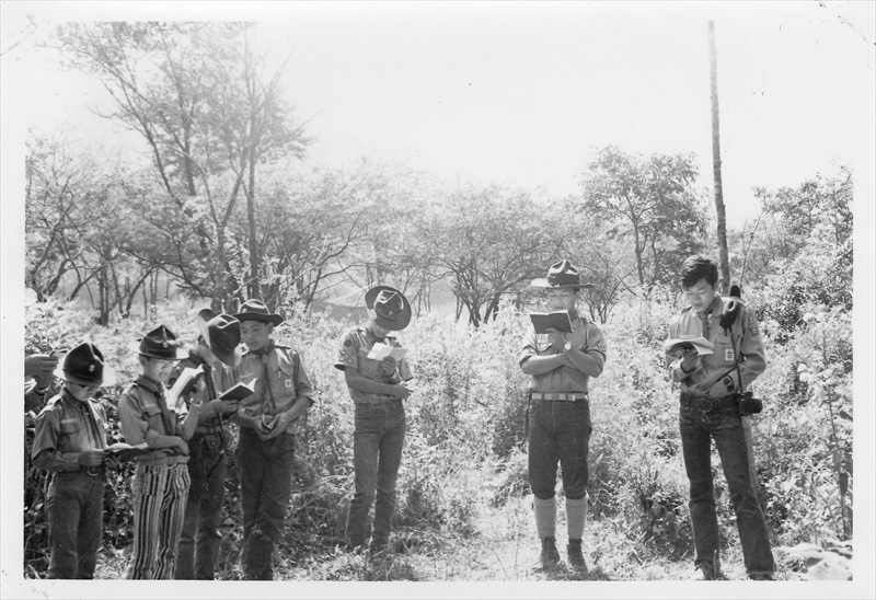 1973年カブ夏キャンプ野辺山　五光牧場