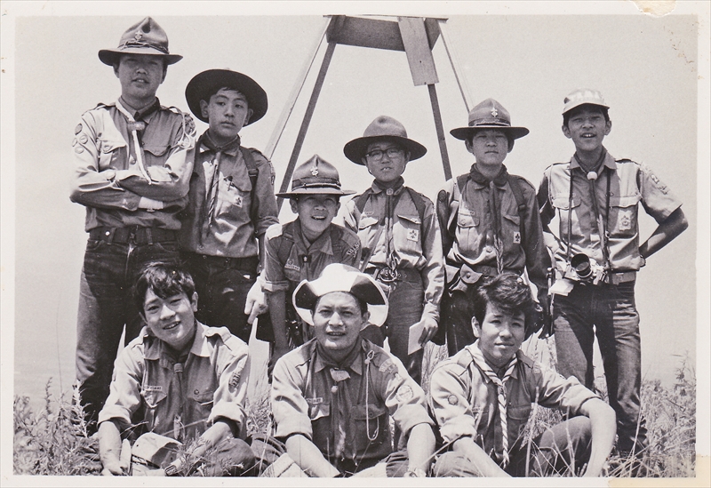 1973年カブ夏キャンプ野辺山　五光牧場