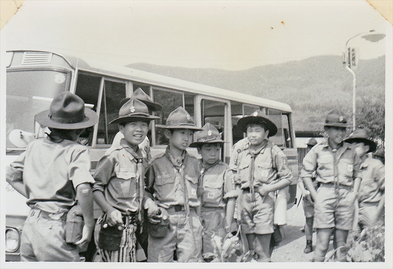 1973年カブ夏キャンプ野辺山　五光牧場