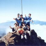 1987年のシニア隊八ヶ岳縦走登山